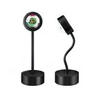 LAMPADA PROIETTORE ATMOSFERA LED TRAMONTO SOLE ROSSO LUCE ORIENTABILE USB