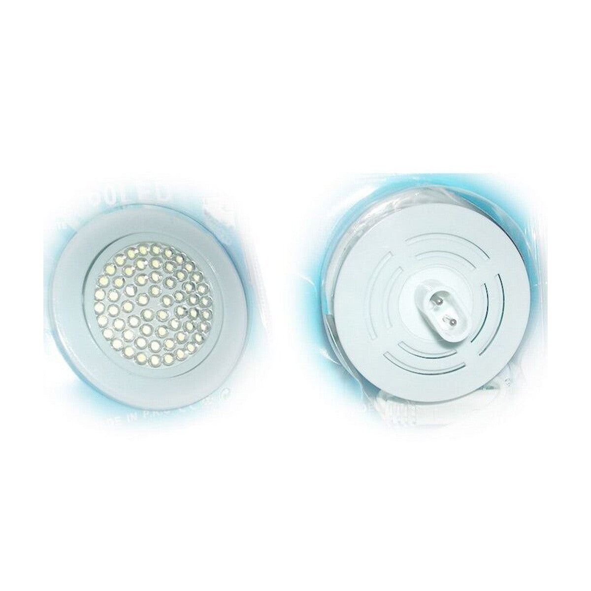 SPOT BLANC 48 LED LUMIÈRE BLANCHE 6400K BLANC 4 W 230 V ROND À ENCASTRER