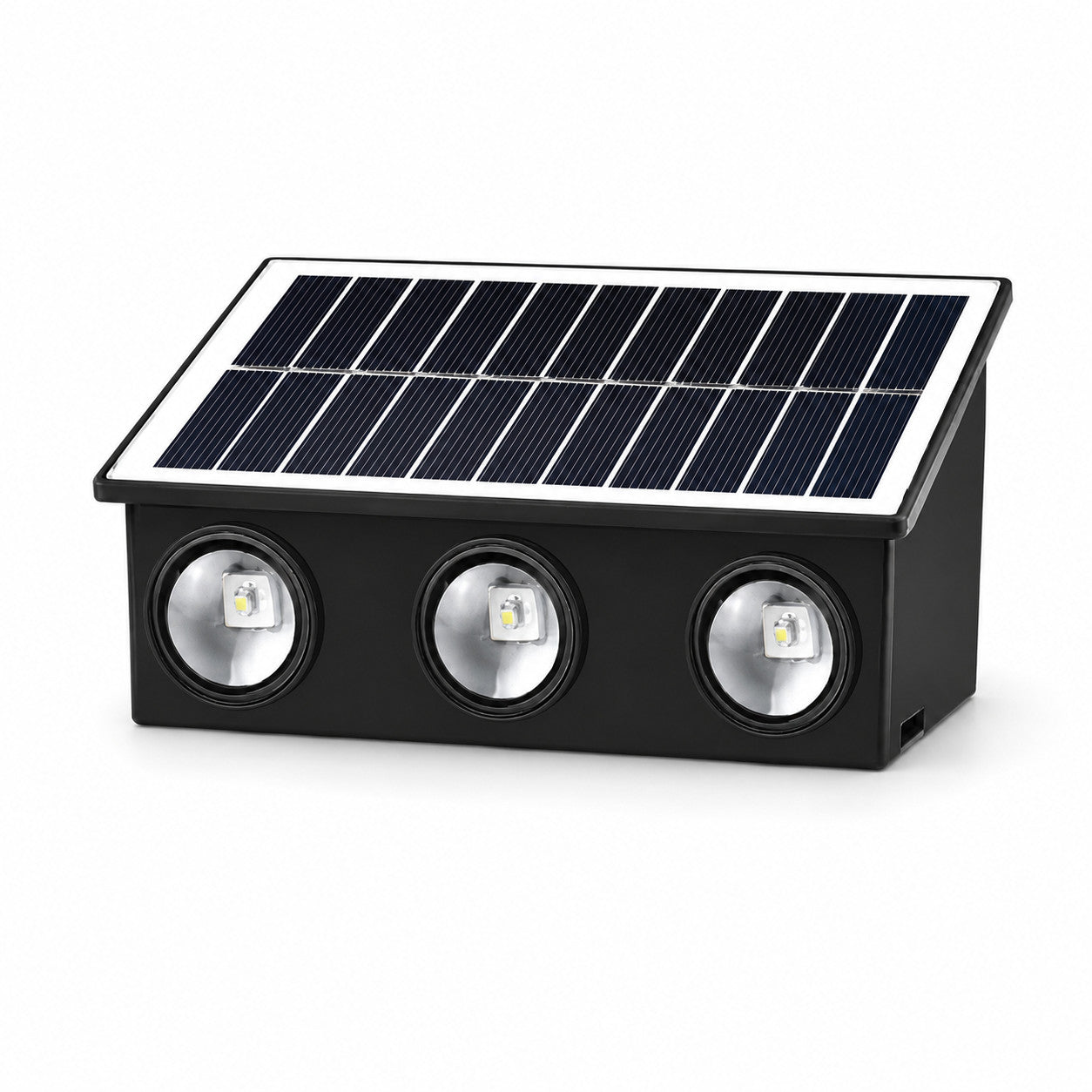APPLIQUE LAMPE 6 LED MURALE SOLAIRE IP65 RGB JARDIN TE-B0576*