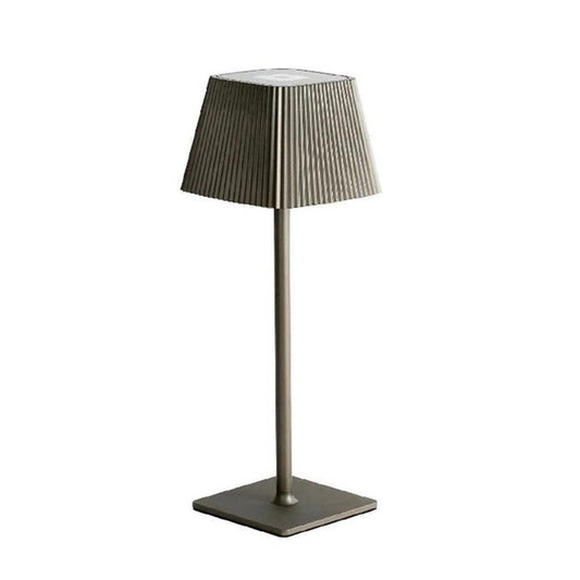 LAMPE DE TABLE TACTILE LED MODERNE RECHARGEABLE BAR HÔTEL RESTAURANT GRIS ML-G06