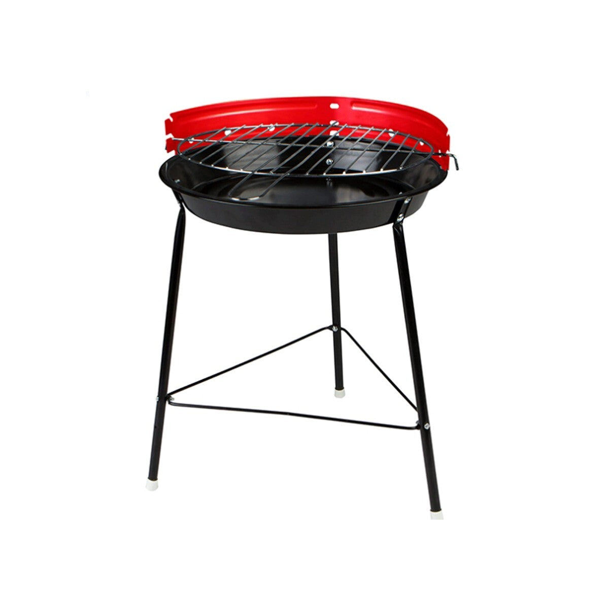 BARBECUE TONDO A CARBONELLA 33CM CON GRIGLIA REGOLABILE TRE POSIZIONI BBQ