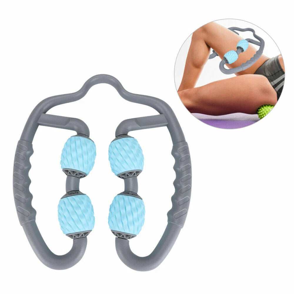 MASSAGGIATORE CON RULLI PER GAMBE COSCIE POLPACCI BRACCIA RELAX MASSAGGIO