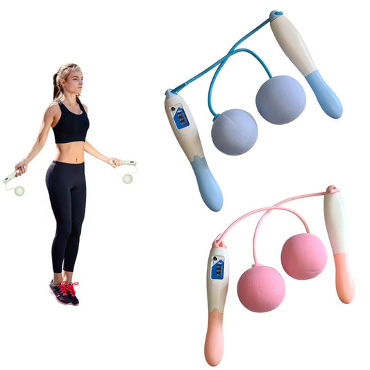 CORDE À SAUTER CALORIES COMPTEUR SAUTS MINUTEUR COMPTE-TOURS BÂTON DE YOGA PILATES