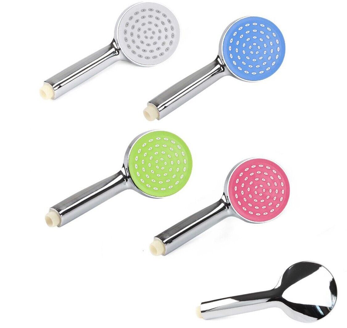 SOFFIONE BRACCIO DOCCINO BAGNO DOCCIA VASCA UNIVERSALE ROTONDO VARI COLORI 01969