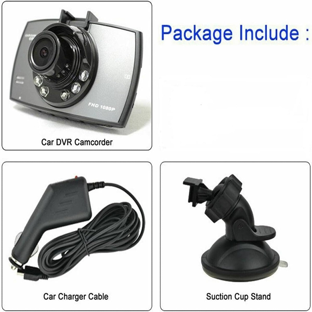 DASH CAM VIDEOCAMERA SICUREZZA AUTO VEICOLI REGISTRATORE VIDEO MONITOR HD