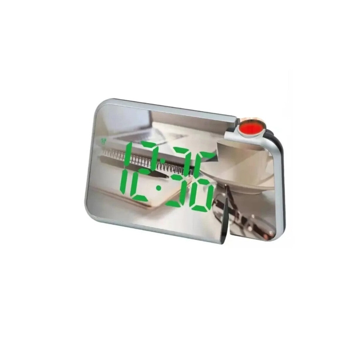 OROLOGIO SVEGLIA DIGITALE PROIETTORE ORARIO DISPLAY LED SPECCHIO ALLARME DS8590L