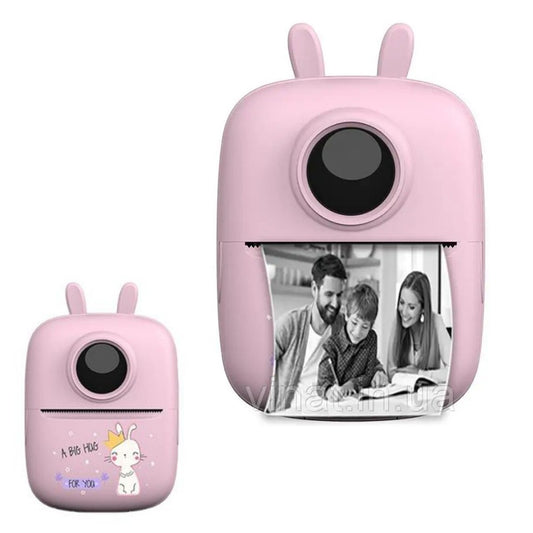 MINI IMPRIMANTE PORTABLE IMPRESSION VIA smartphone PHOTOS VIDÉOS TEXTE ROSE BLUETOOTH