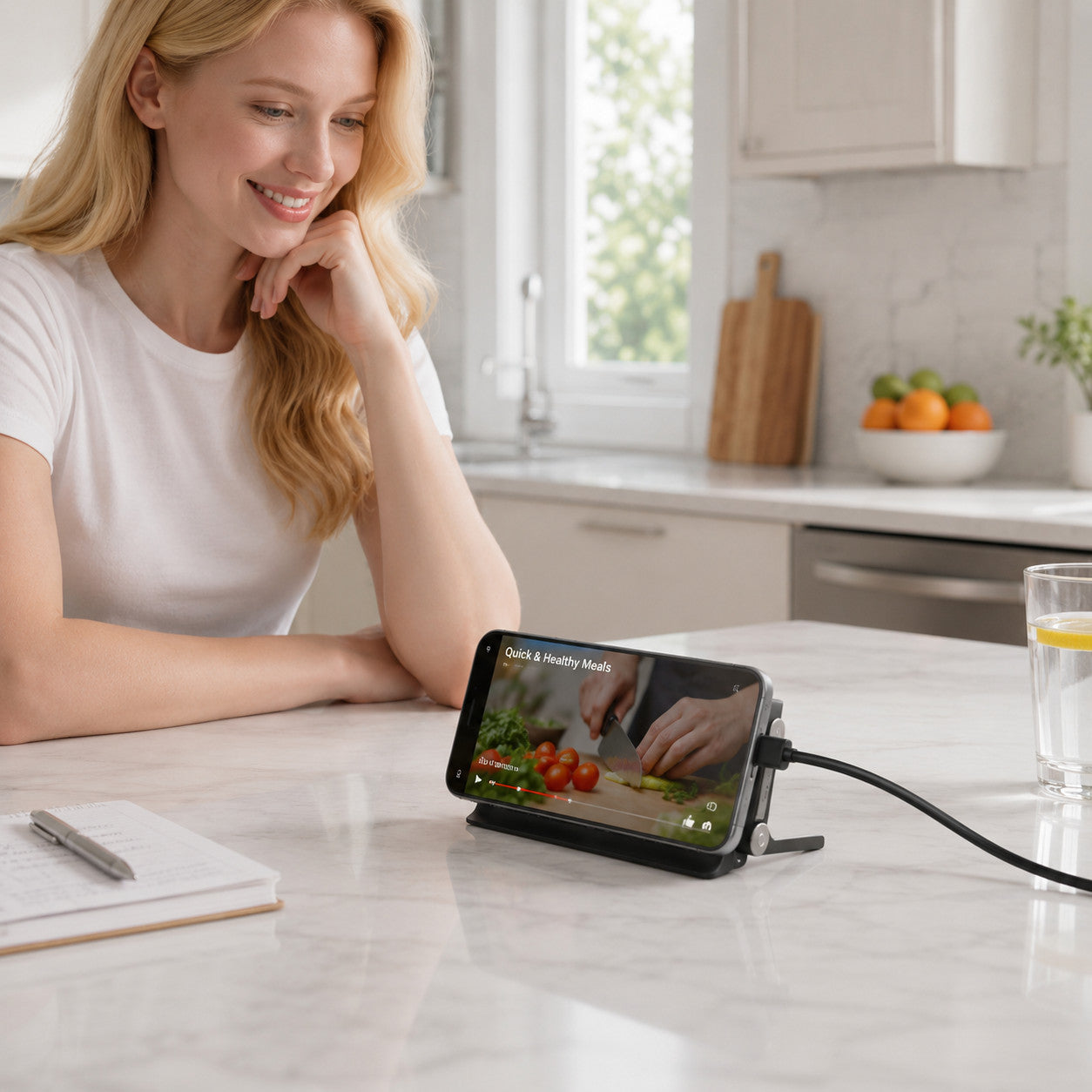 CÂBLE TYPE-C VERS TYPE-C 240W CHARGE RAPIDE SUPPORT SMARTPHONE PLIANT NOIR DONNÉES