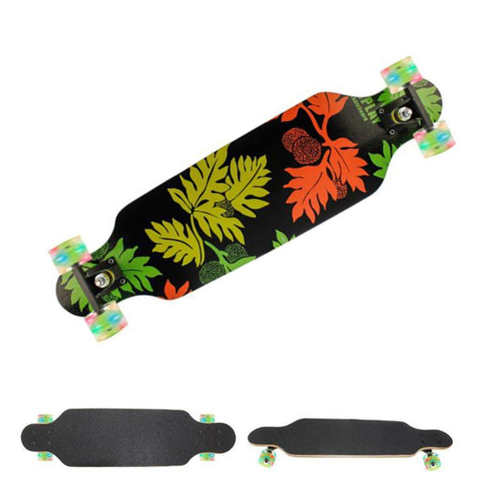 SKATEBOARD SKATE EN BOIS MOTIF COLORÉ ENFANTS ADOS 80CM 06062
