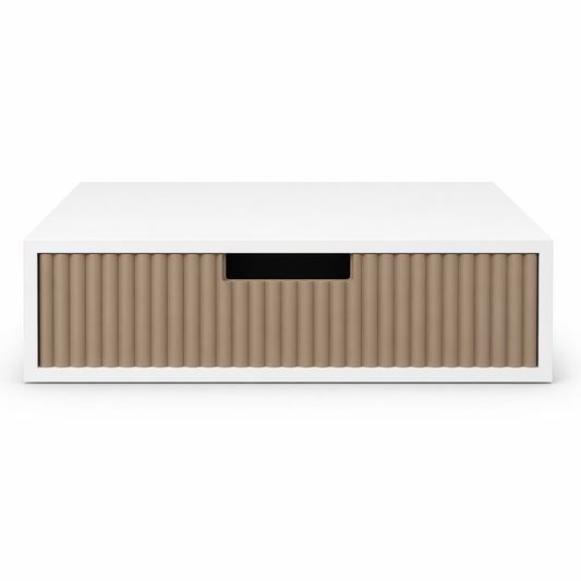 ORGANIZER CAFFE CAPSULE PORTA CIALDE CASSETTO LEGNO PENELLOPE 30X30 CM TORTORA