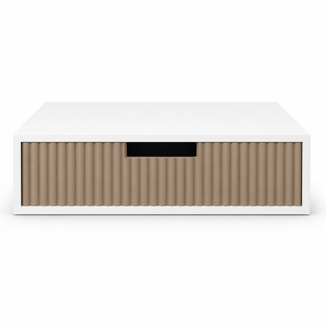 ORGANIZER CAFFE CAPSULE PORTA CIALDE CASSETTO LEGNO PENELLOPE 30X30 CM TORTORA
