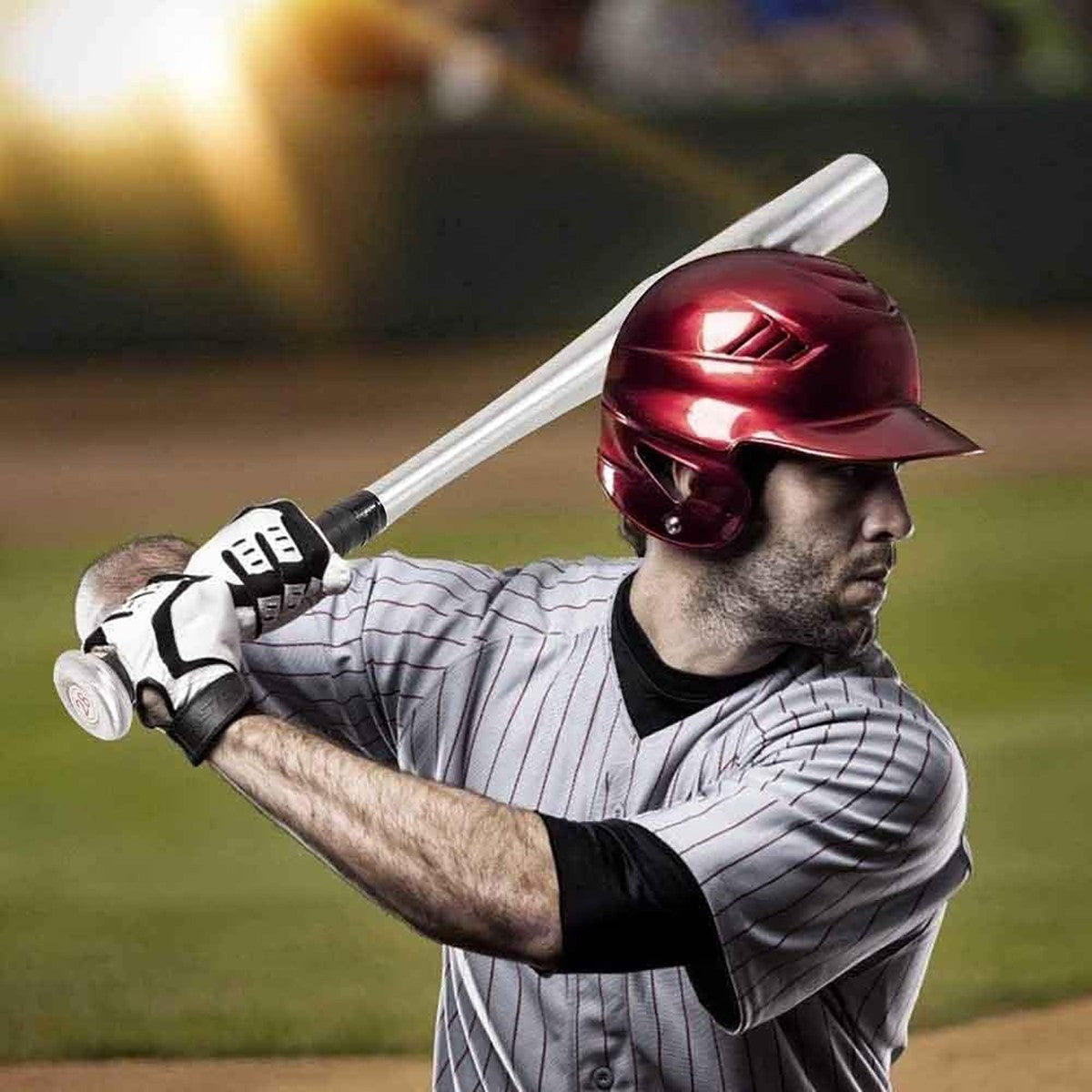 MAZZA DA BASEBALL SOFTBALL ALLUMINIO SPORT ALLENAMENTO SILVER BAMBINI 71CM 94772