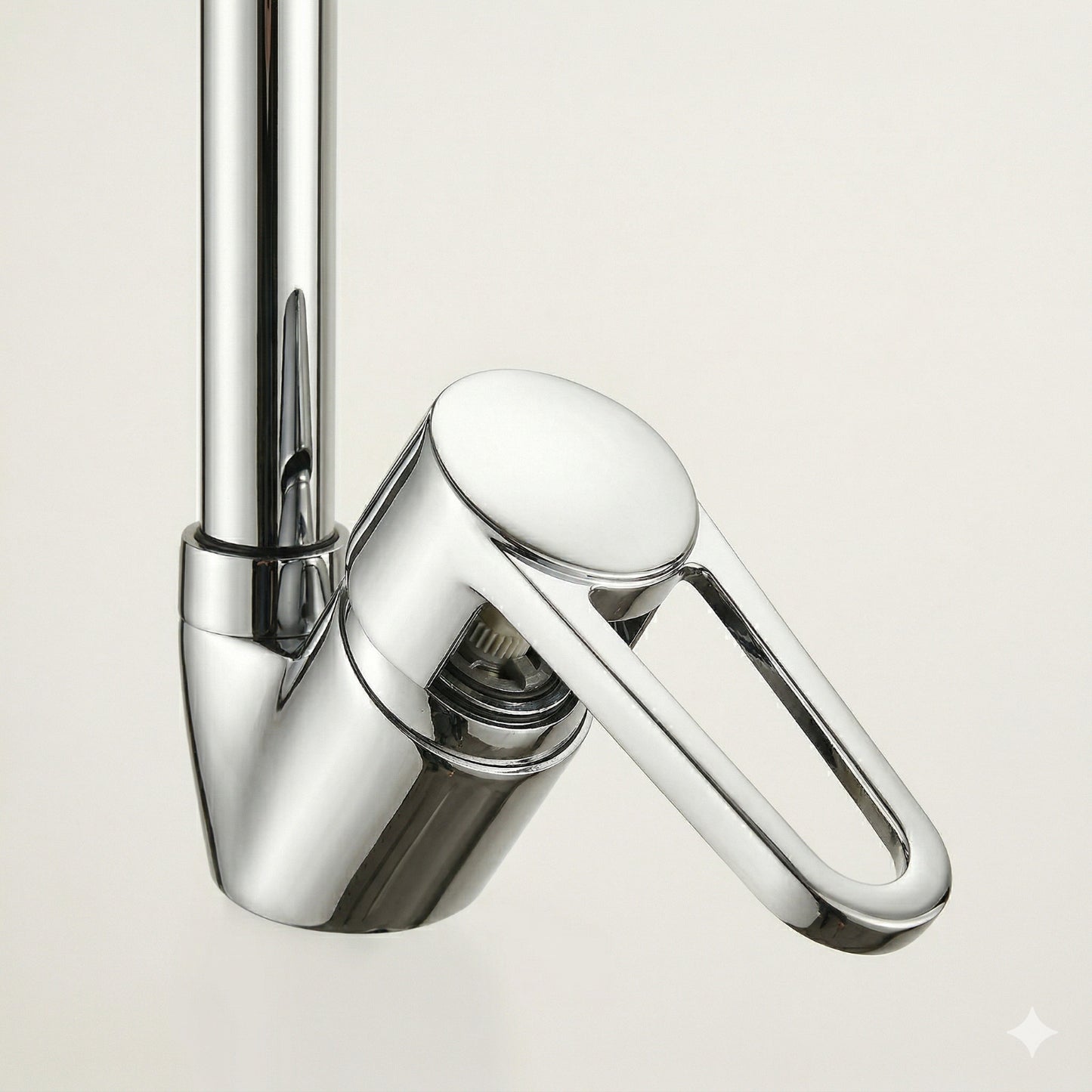 RUBINETTO MISCELATORE CUCINA MONOCOMANDO LAVANDINO COLLO ALTO GIREVOLE 8568