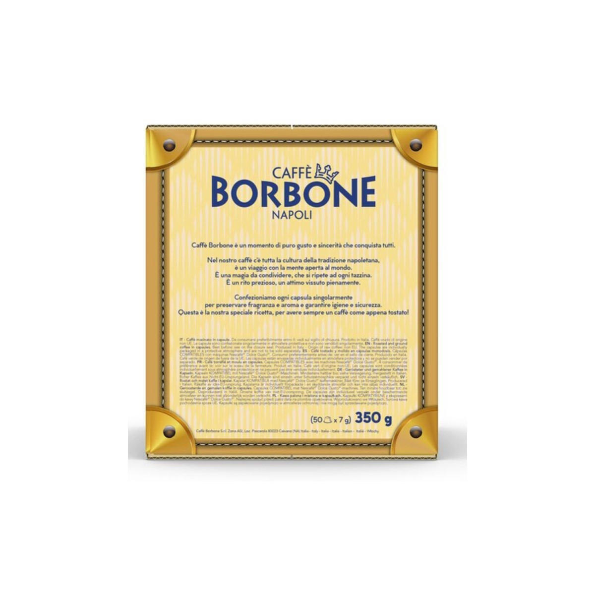CAFÉ BORBONE COMPATIBLES NESCAFÉ DOLCE GUSTO 50 CAPSULES DOSSETTES MÉLANGE ROUGE