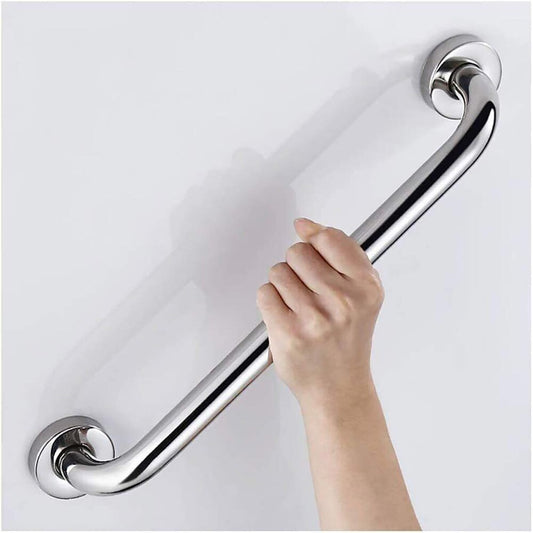 BARRE D'APPUI SÉCURITÉ SALLE DE BAINS ALUMINIUM CHROMÉ SOUTIEN PERSONNES ÂGÉES HANDICAPÉES 55CM 1926