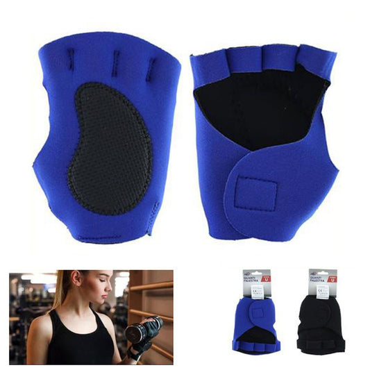 GANTS ANTIDÉRAPANTS ENTRAÎNEMENT MUSCULATION SPORT GANT FITNESS DOIGTS COURTS 90107
