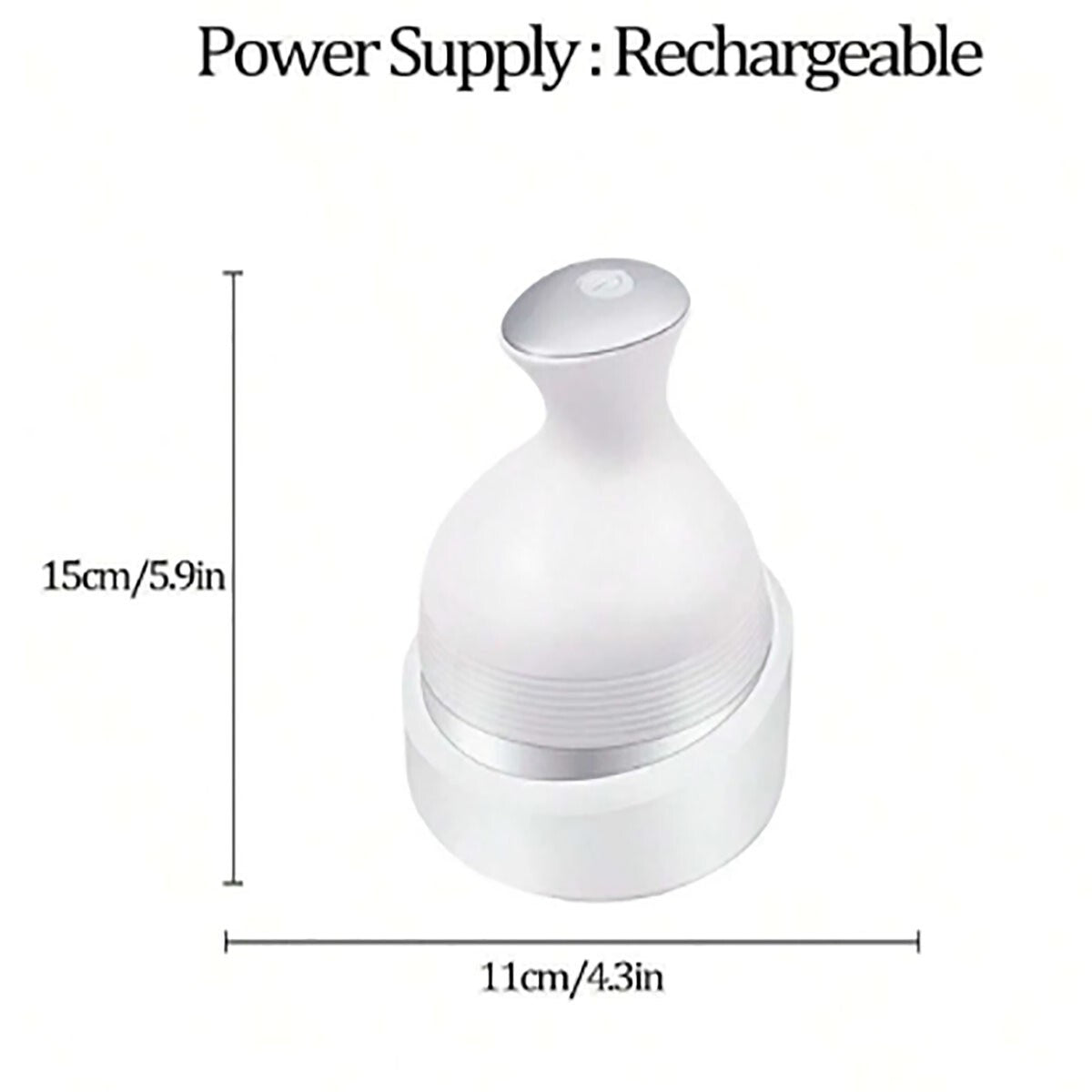 MASSEUR DE CUIR CHEVELU RECHARGEABLE TÊTE MASSAGE CHAT STRESS MZ5568