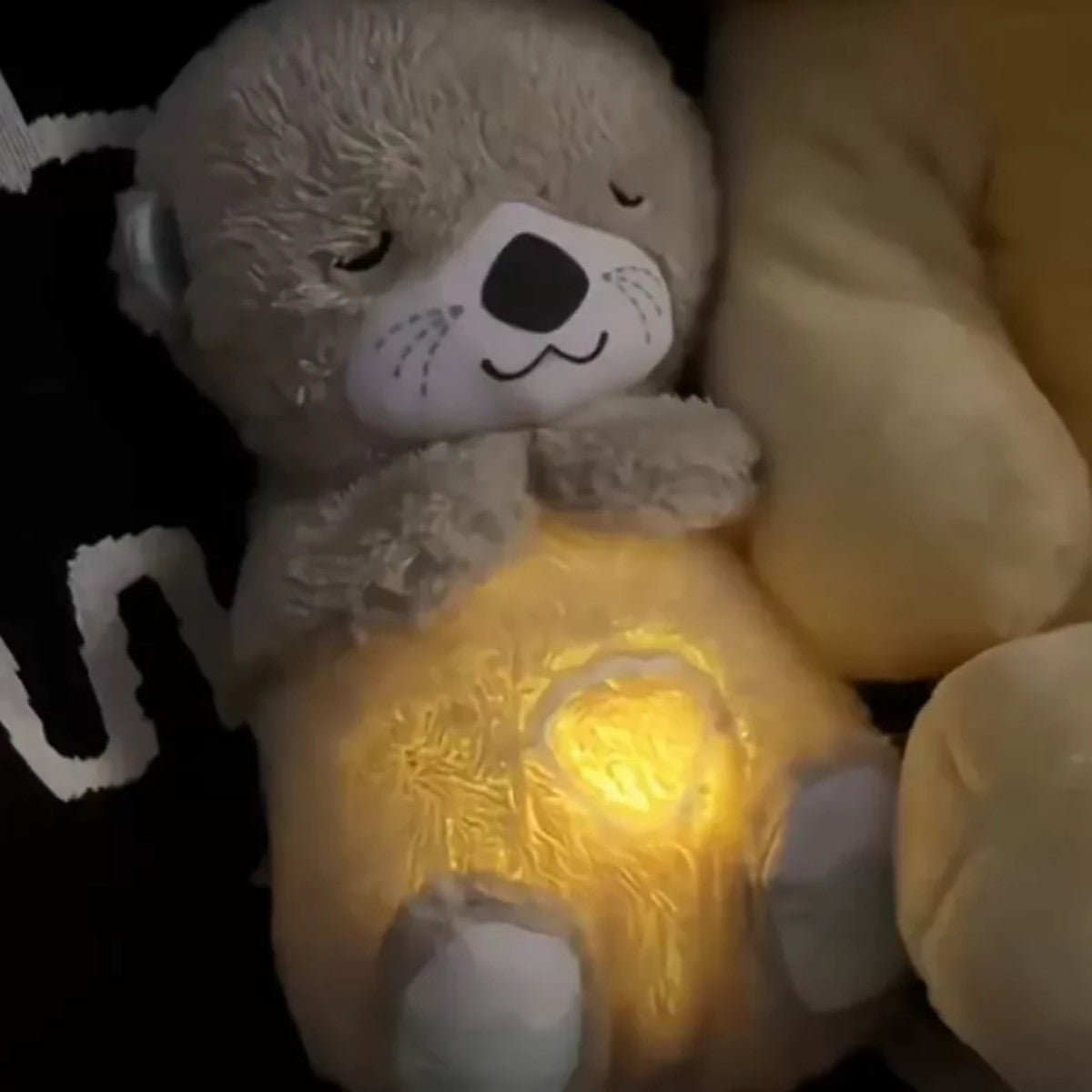 PELUCHE BAMBINI CON NINNA NANNA RESPIRAZIONE ORSACCHIOTTO RESPIRA ANTISTRESS
