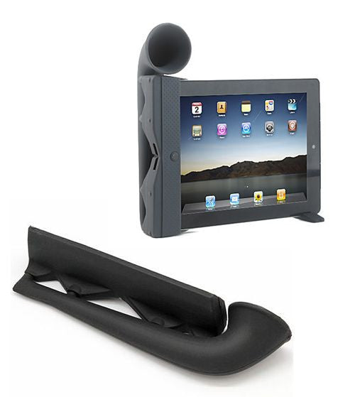 AMPLIFICATEUR STAND DOCK ENCEINTE HAUT-PARLEUR IHORN POUR IPAD 2 3