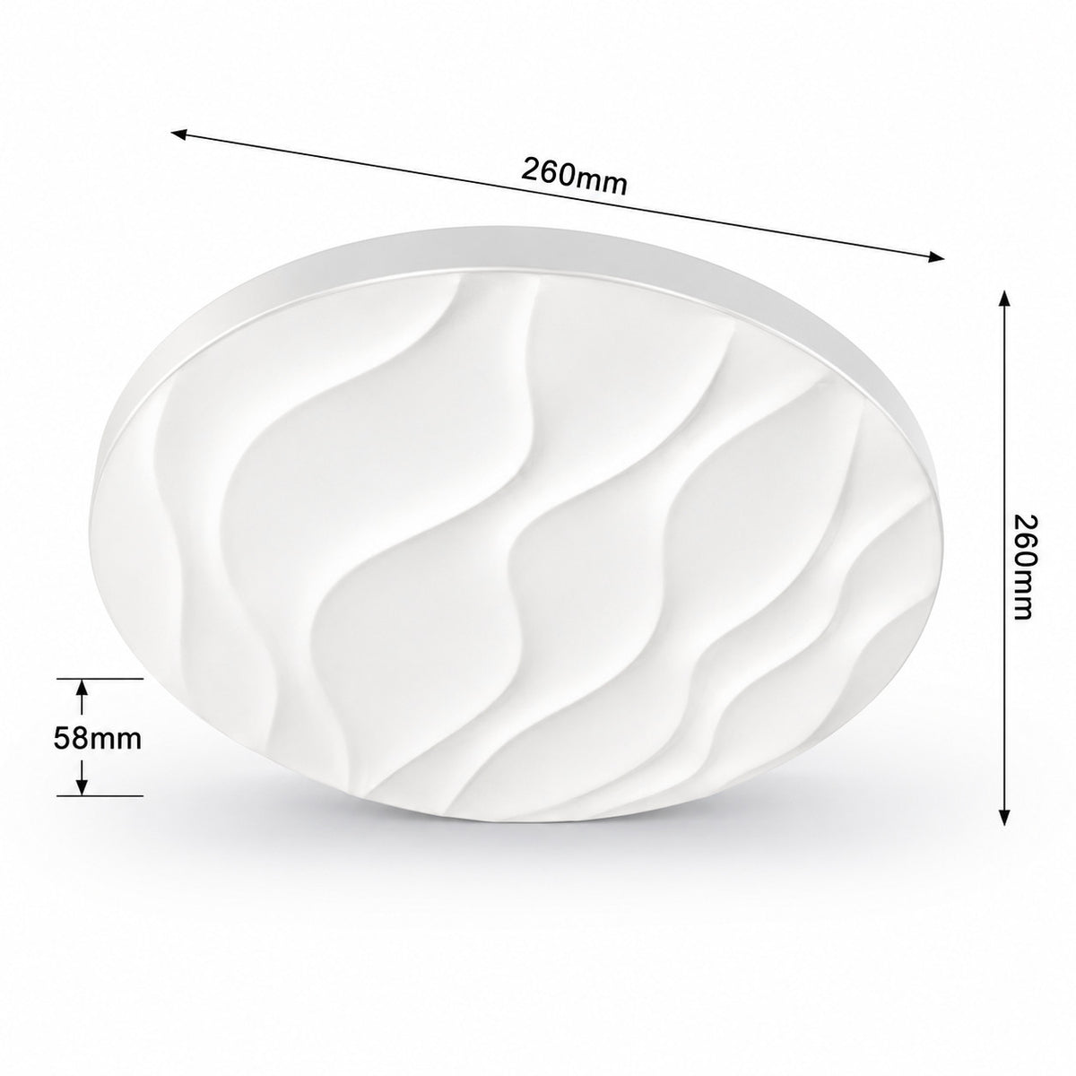 PLAFONIERA LED 36W 3CCT 33CM LAMPADA SOFFITTO LUCE 3000K 4000K 6500K ET-31730