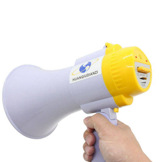 MÉGAPHONE ENREGISTREUR VOCAL PORTABLE HAUT-PARLEUR PROFESSIONNEL 200M HQ-108