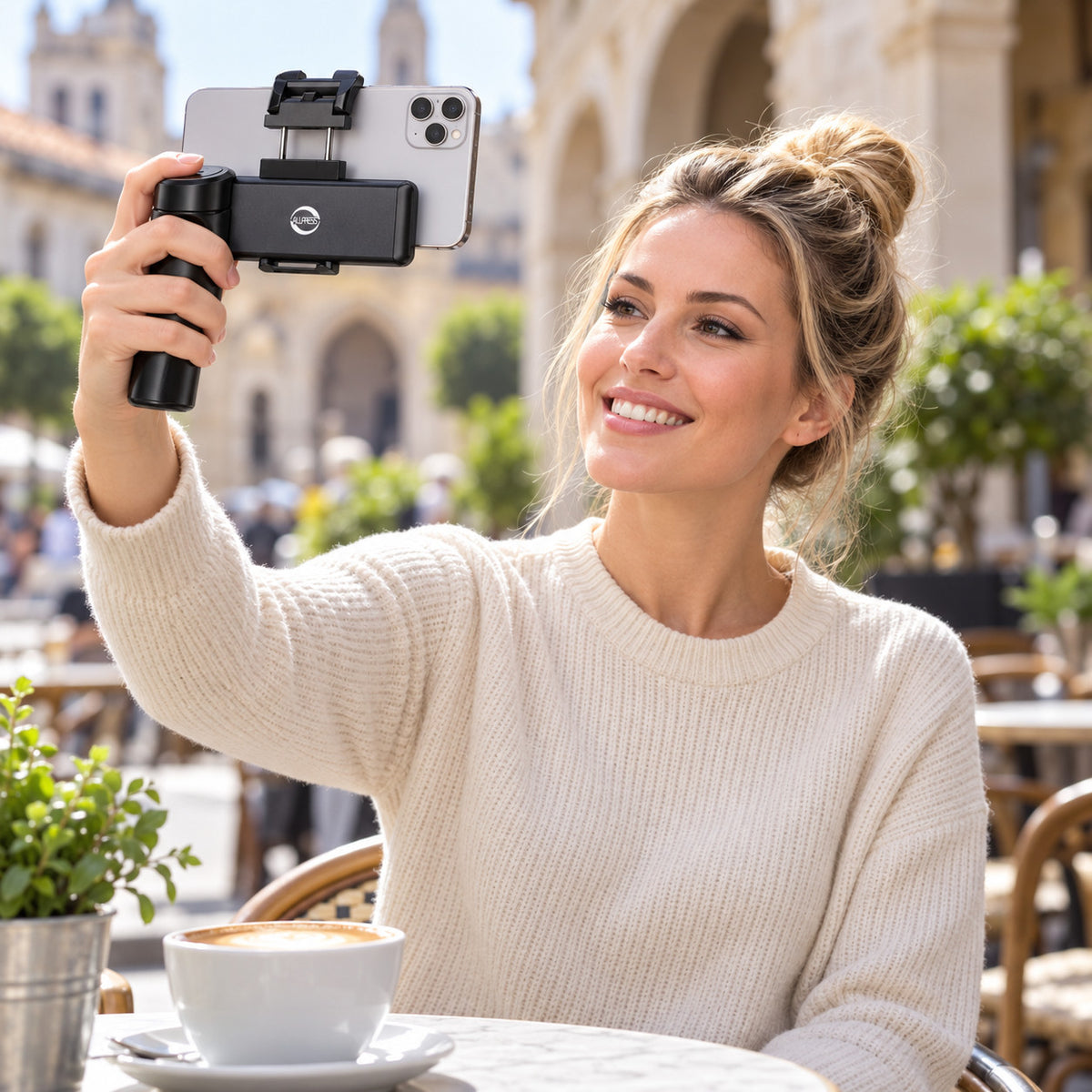 BASTONE SELFIE BLUETOOTH 5.4 TELECOMANDO MACCHINA FOTOGRAFICA SMARTPHONE 8971