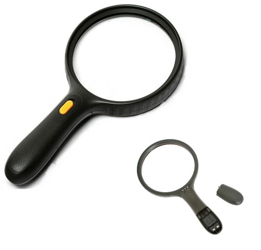 LOUPE DE LECTURE 3 LED LUMIÈRES 1.8X 5X LENTILLE SUPPLÉMENTAIRE AOYU