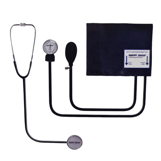 SFIGMOMANOMETRO ANEROIDE MISURATORE DI PRESSIONE CON STETOSCOPIO BORSA MANUALE