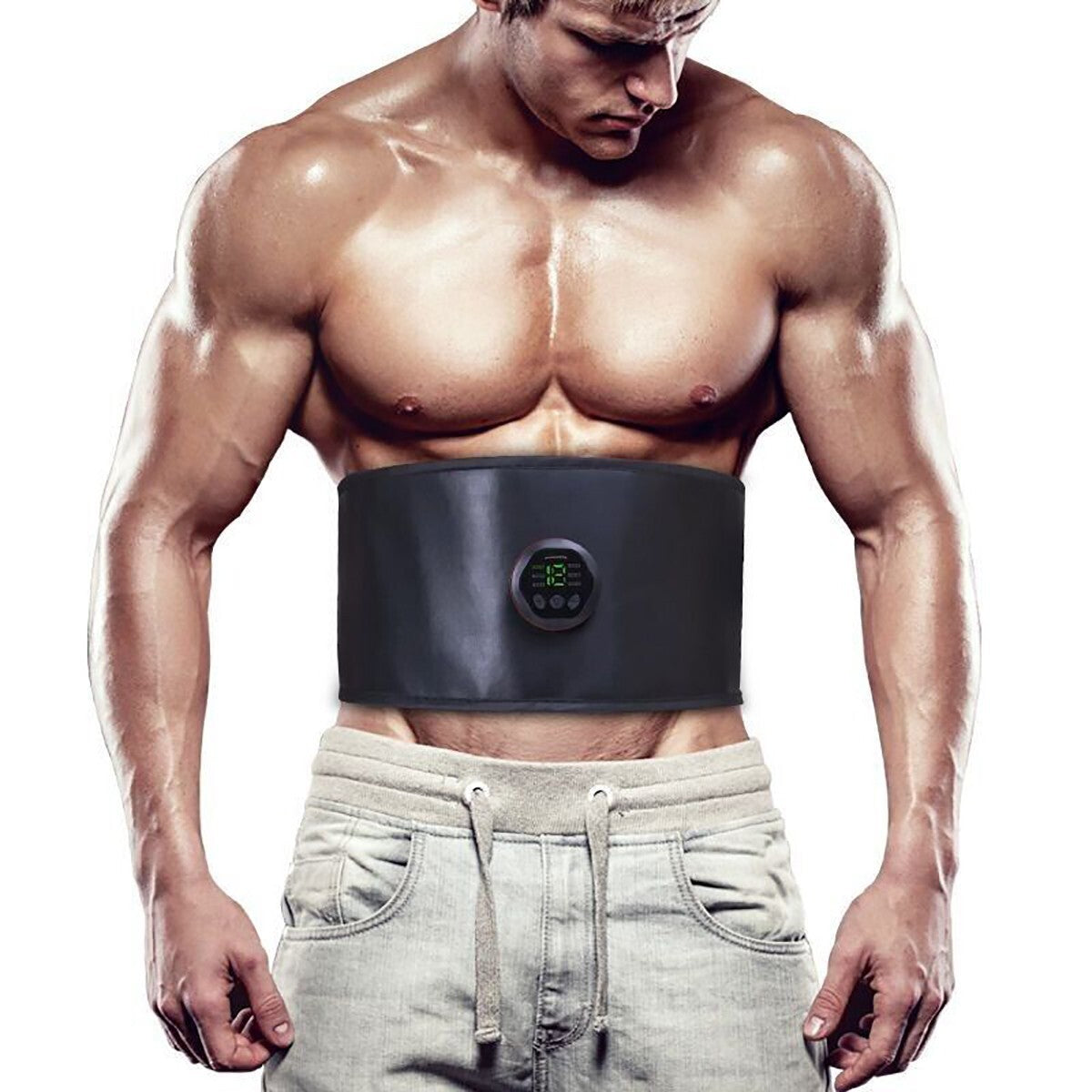 CEINTURE BANDE ABDOMINALE MASSANTE AMINCISSANTE VENTRE ABDOMEN RECHARGEABLE USB