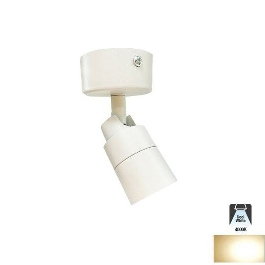 SPOT LED PLAFONNIER ORIENTABLE 5W LUMIÈRE NATURELLE MODERNE BLANC APPLIQUE LED
