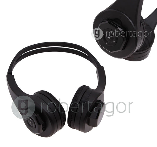 CASQUE AUDIO STÉRÉO ÉCOUTEURS RECHARGEABLES MICROSD TF smartphone IPHONE SAMSUNG