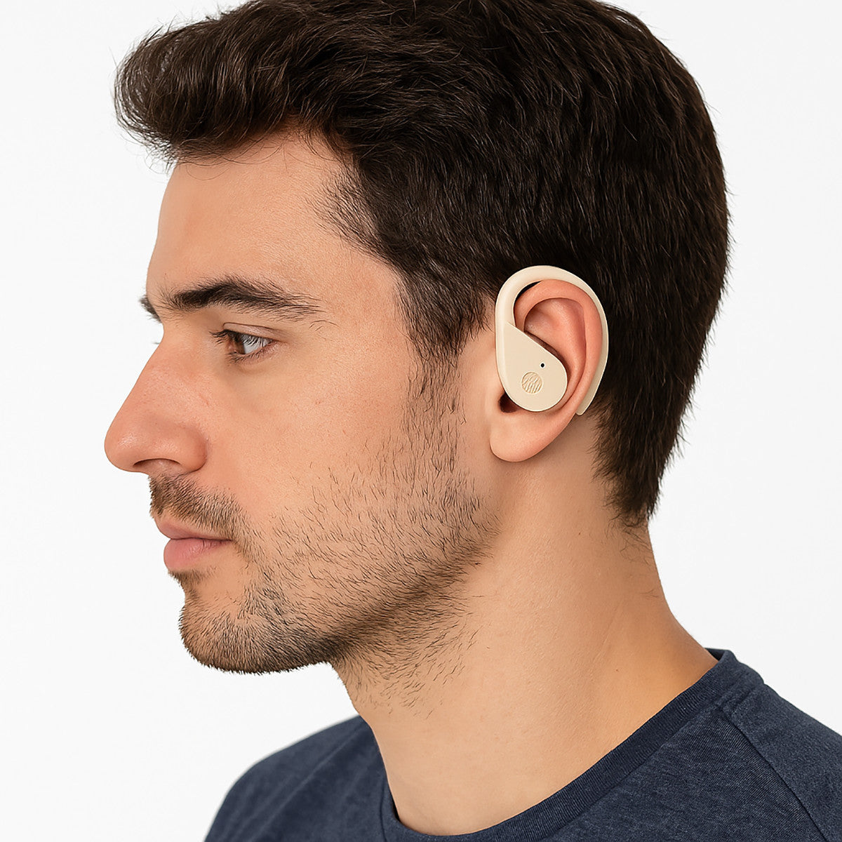 CUFFIE AURICOLARI BLUETOOTH 5.3 TWS OVER EAR CONDUZIONE OSSEA SMATPHONE AS-06534