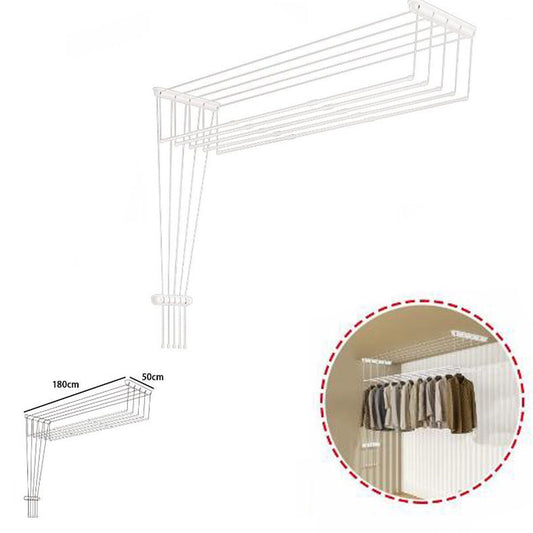 STENDIBIANCHERIA SOFFITTO PARETE INTERNO STENDINO ESTENSIBILE SALVASPAZIO 73208