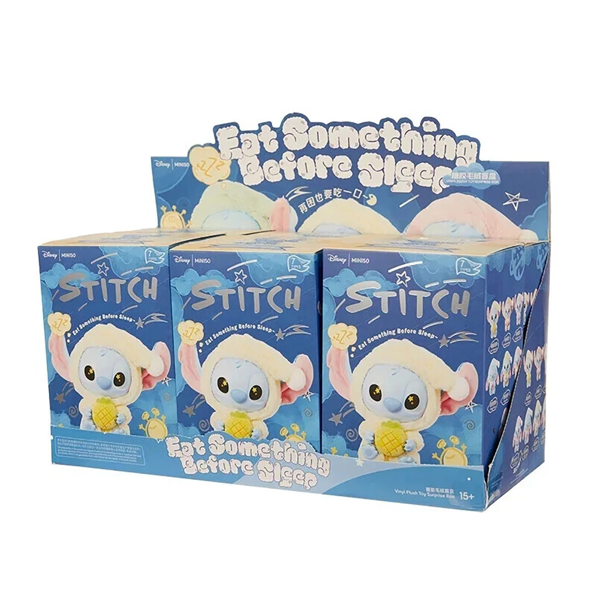MINISO STITCH SLEEP SERIES PELUCHE MISTERIOSO LABUBU SORPRESA REGALO BAMBINI