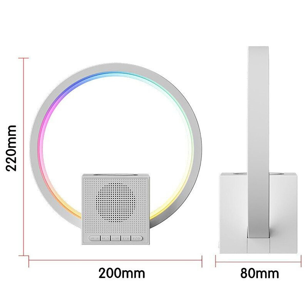 ENCEINTE RECHARGEABLE LAMPE LED RGB RECHARGE SANS FIL BLUETOOTH RADIO 258