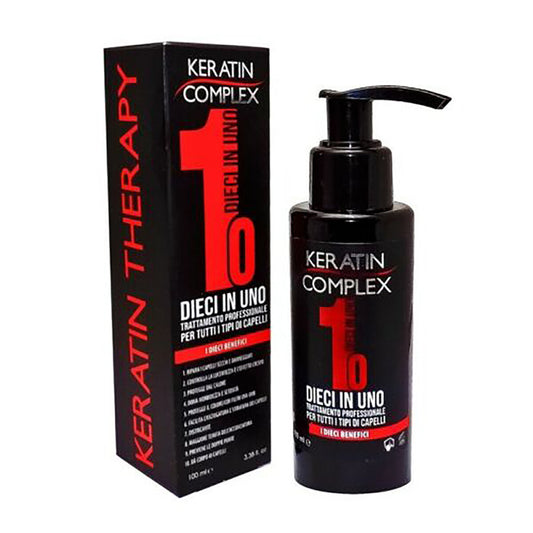 KERATIN COMPLEX 10 EN 1 SOIN PROFESSIONNEL TOUS TYPES DE CHEVEUX SÉRUM