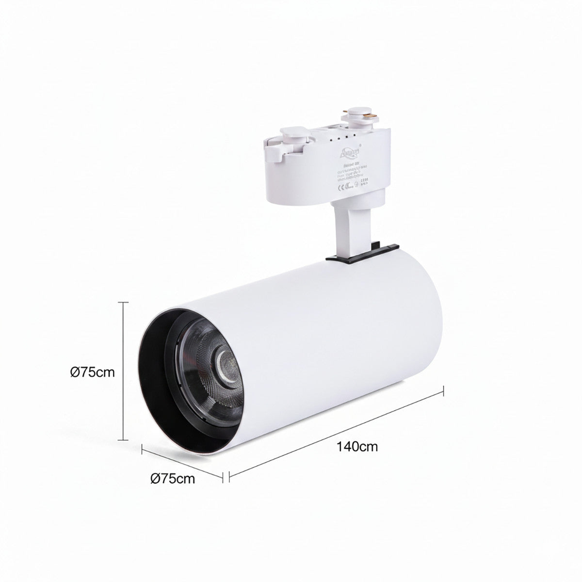 FARETTO LED BINARIO 30W MONOFASE BIANCO 3CCT 3000K 4000K 6000K 2740LM ET-21663
