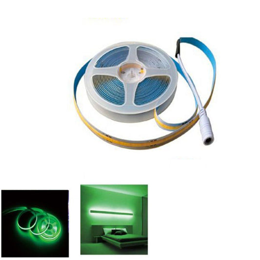 BANDE LED COB ADHÉSIVE 5M LUMIÈRE VERTE 40W SÉCABLE FLEXIBLE COB320 12V