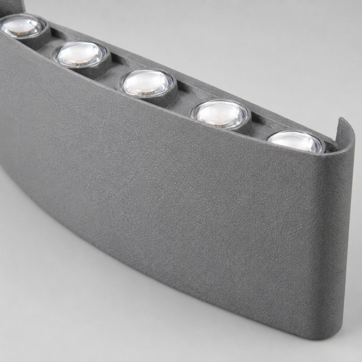 APPLIQUE LED 20W ESTERNO LAMPADA PARETE GRIGIA IP65 3000K 4000K 6000K ET-31680