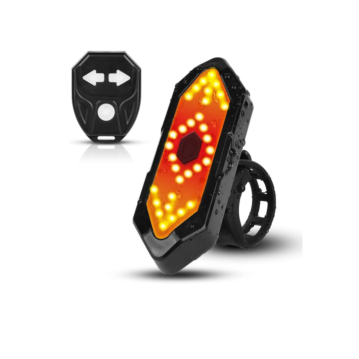 FRECCE WIRELESS FANALE POSTERIORE BICI LED RICARICABILE CON TELECOMANDO FY-1820