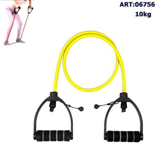 BANDE DE RÉSISTANCE ÉLASTIQUE EXTENSEUR CORDE FITNESS PILATES YOGA 10KG +
