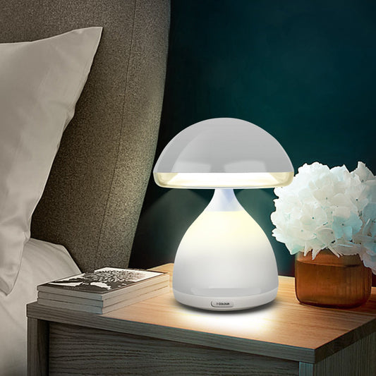 LUMINO LAMPE CHAMPIGNON LED 7 COULEURS RVB CHROMOTHÉRAPIE TABLE CHEVET SANS FIL
