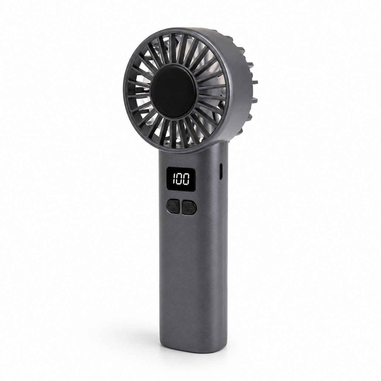 VENTILATEUR PORTABLE RECHARGEABLE USB AFFICHAGE LED MINI PUISSANT COMPACT AS-06638