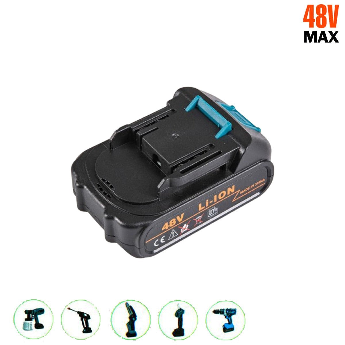 BATTERIE DE RECHANGE 48V 1500MAH TRONÇONNEUSE NETTOYEUR HAUTE PRESSION DÉBROUSSAILLEUSE BATTERIES