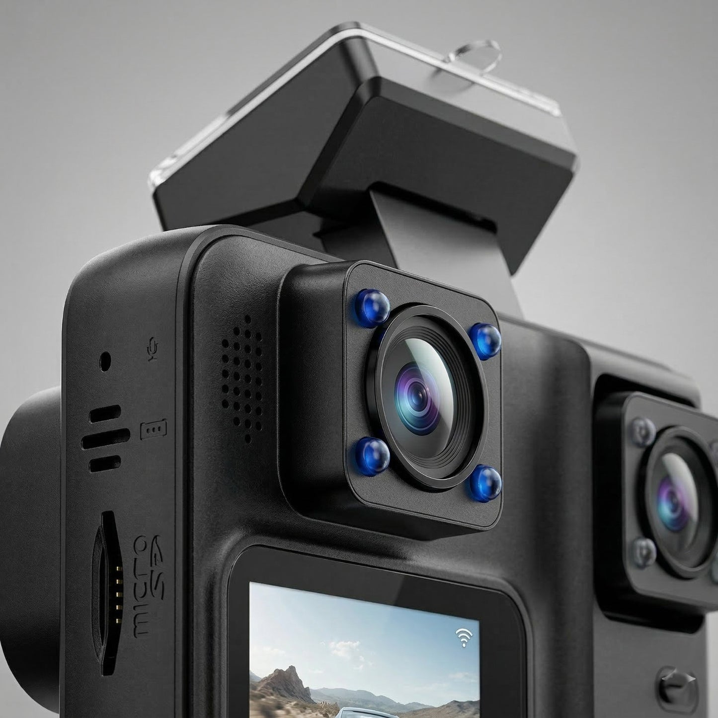 DASH CAM AUTO WIFI 1080P TELECAMERA AUTO SCHERMO 2" GRANDANGOLO AS-08126
