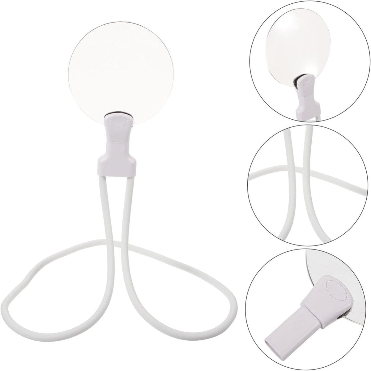 LOUPE MAINS LIBRES POUR LE COU FLEXIBLE 5X RÉGLABLE BRODERIE