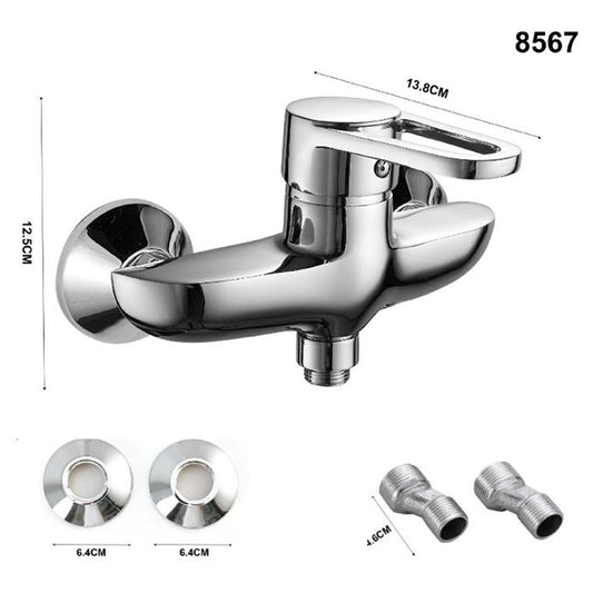 ROBINET MITIGEUR CHROMÉ MAISON SALLE DE BAIN BAIGNOIRE LAVABO KIT MONTAGE 8567
