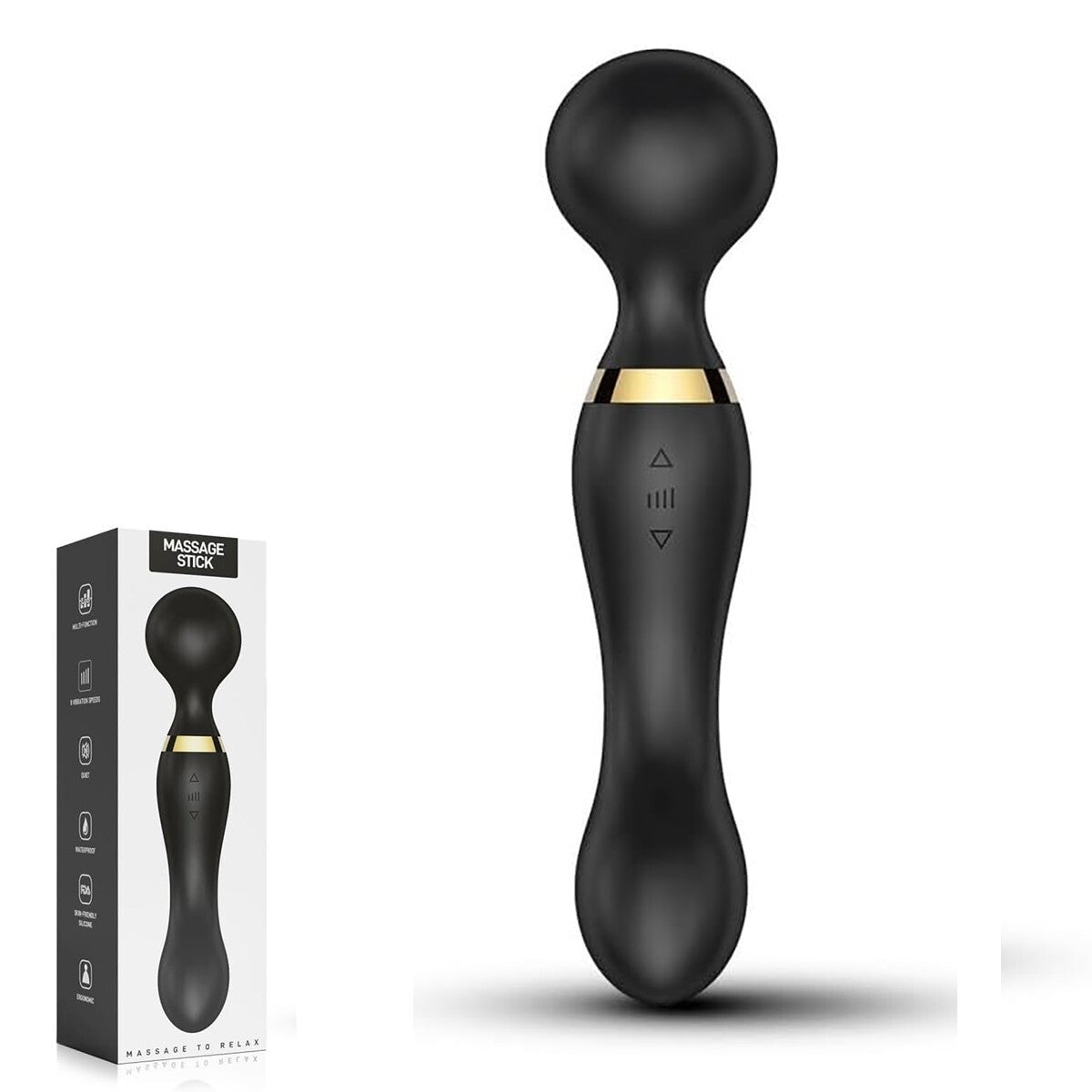 VIBREUR MASSEUR VIBRANT PORTABLE DOUBLE PÉNÉTRATION RECHARGEABLE USB