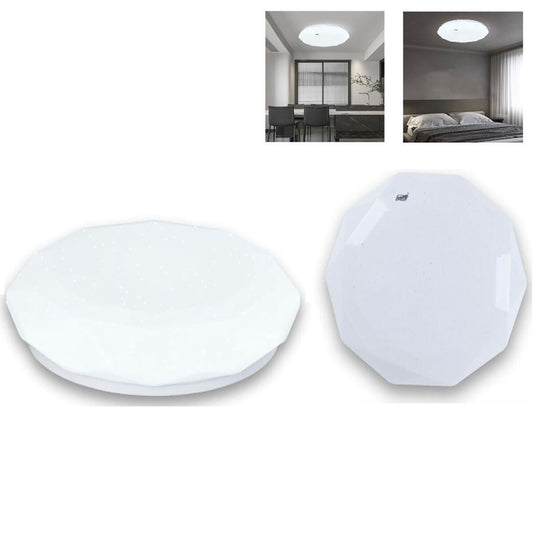PLAFONNIER LED 55W LUMIÈRE FROIDE DIAMANT EFFET CIEL ÉTOILÉ APPLIQUE MURALE BTL-804