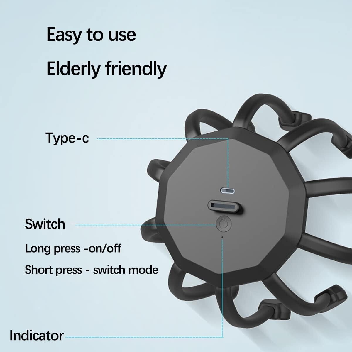 MASSAGGIATORE A RAGNO ELETTRICO PER LA TESTA RILASSANTE PER IL CUOIO CAPELLUTO